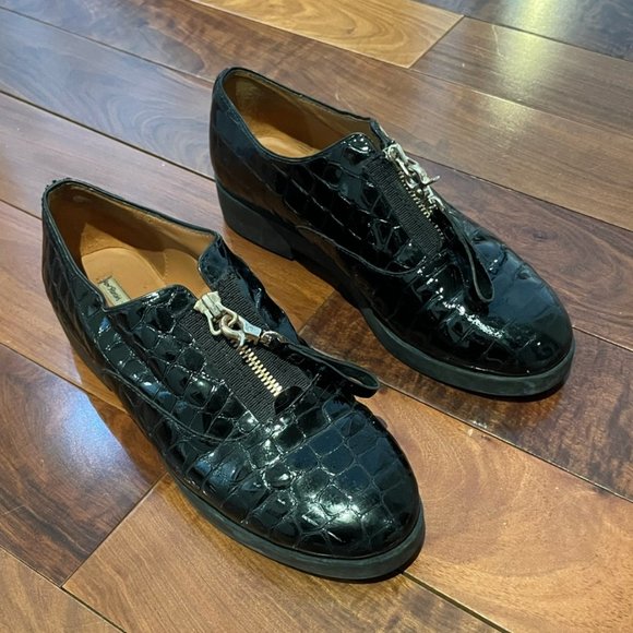 & Other Stories Black Patent Shoes - Size 39 - Picture 1 of 4